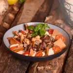 Hummus with Meat